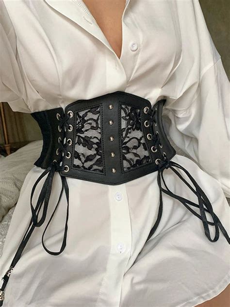 black waist corset belt|black corset belt near me.